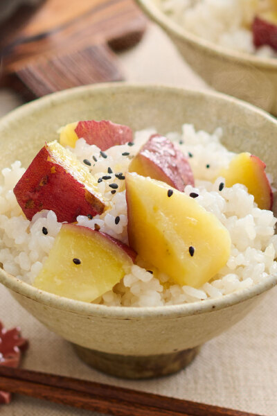 サツマイモの炊き込みご飯