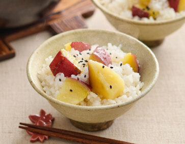 サツマイモの炊き込みご飯