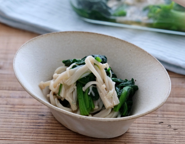 ほうれん草とえのきのおひたし